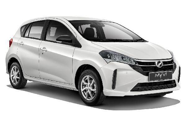 Perodua Myvi White - Side View